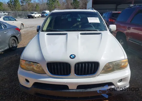 2005 BMW X5 3.0I z USA, uszkodzony, nr VIN 5UXFA13515LY13422